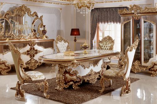 Şehrazat Klasik Yemek Odası Takımı