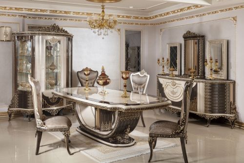 Sahra Klasik Yemek Odası Takımı