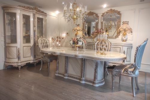 Dior Klasik Yemek Odası Takımı